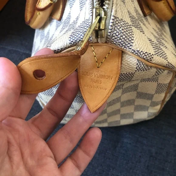 Louis Vuitton speedy 30 Azur - Picture 4 of 9